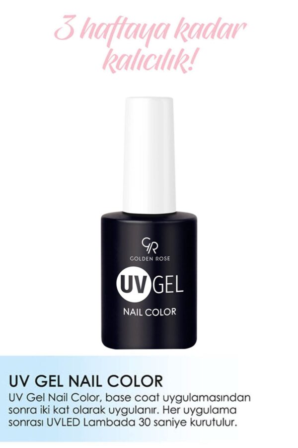 لاک اورجینال برند Golden Rose مدل Uvgel کد 01 8691190490706-101
