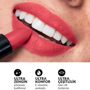 رژ لب اورجینال برند Avon مدل Ultra Mat Ruj Ravishing Rose کد 833479219