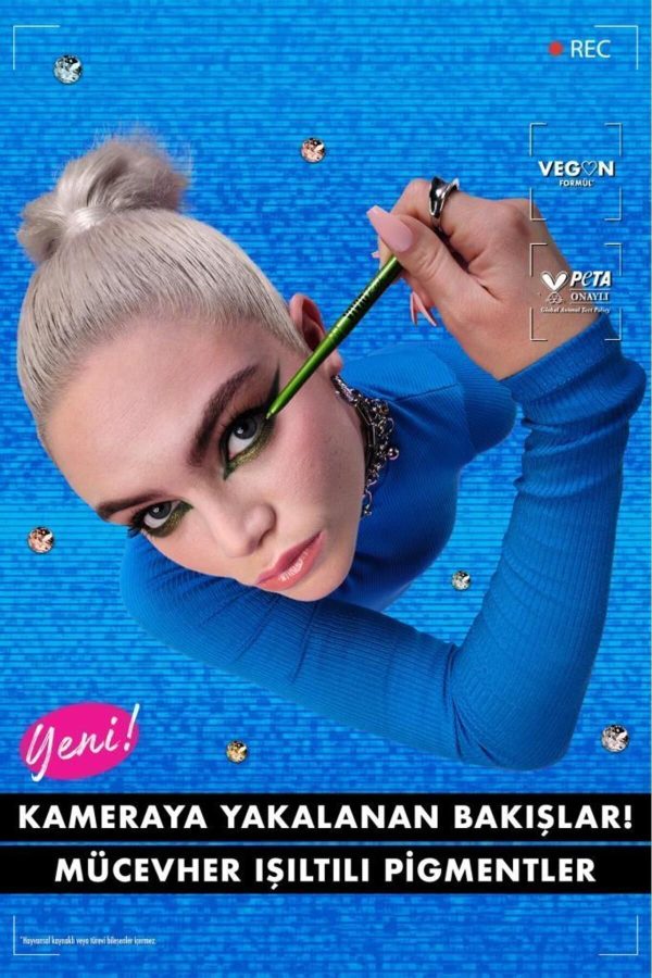 خط چشم اورجینال برند Nyx professional makeup مدل Vivid Rich Asansörlü Göz Kalemi کد 808023684 - Image 2
