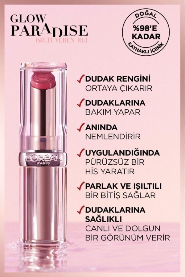 رژ لب اورجینال برند L oreal paris کد 761312680 - Image 5