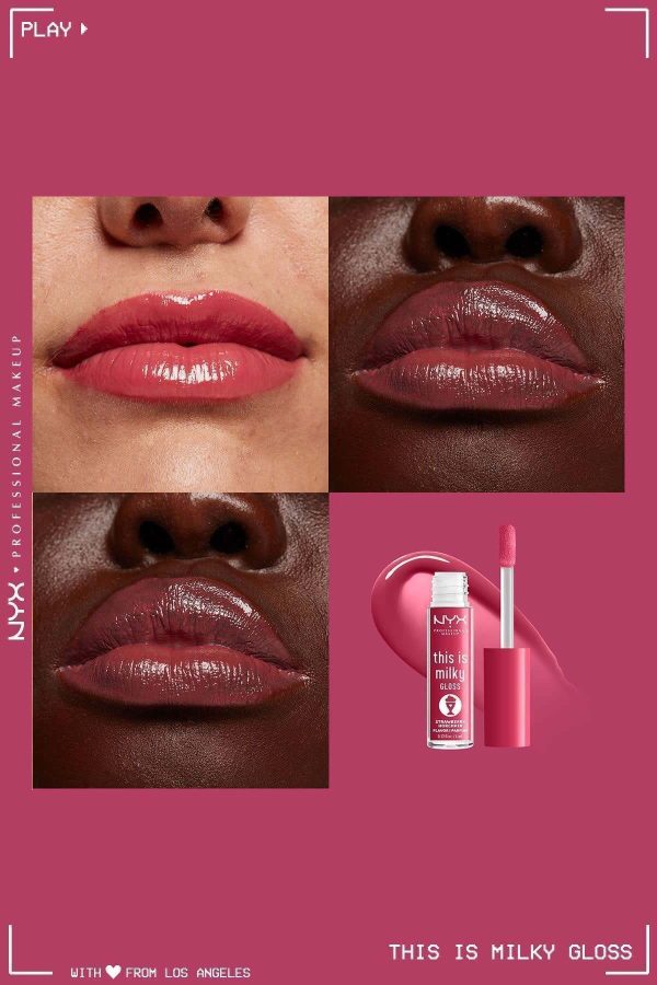 برق لب اورجینال برند Nyx professional makeup مدل This Is Milky Gloss کد 658258734 - Image 3