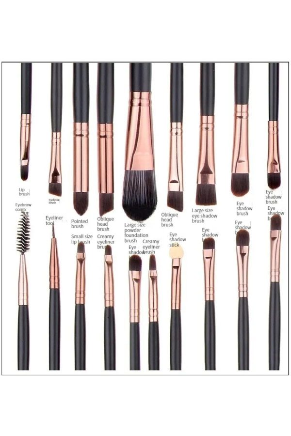 برس اورجینال برند Lesvip s مدل 20-piece Professional Makeup Brush Set کد 817229264 - Image 3