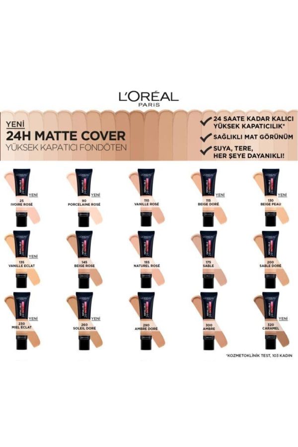 کرم فاندیشن اورجینال برند L oreal paris کد 35113005 - Image 5
