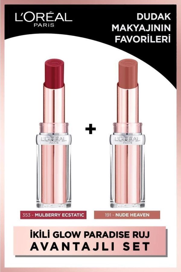 رژ لب اورجینال برند L oreal paris کد 649624040