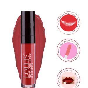رژ لب اورجینال برند Lollis مدل Matte Liquid Lipstick کد 117669021