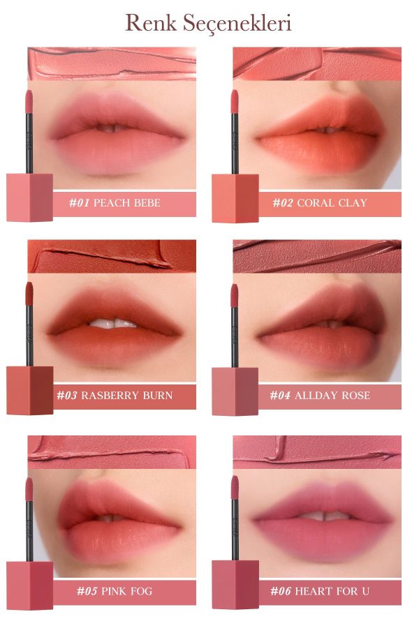 رژ لب اورجینال برند Clio مدل Chiffon Blur Tint کد 826529672 - Image 4