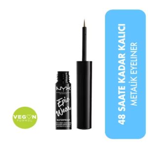 خط چشم اورجینال برند Nyx مدل Epic Wear Metalik Likit Liner کد 773245762