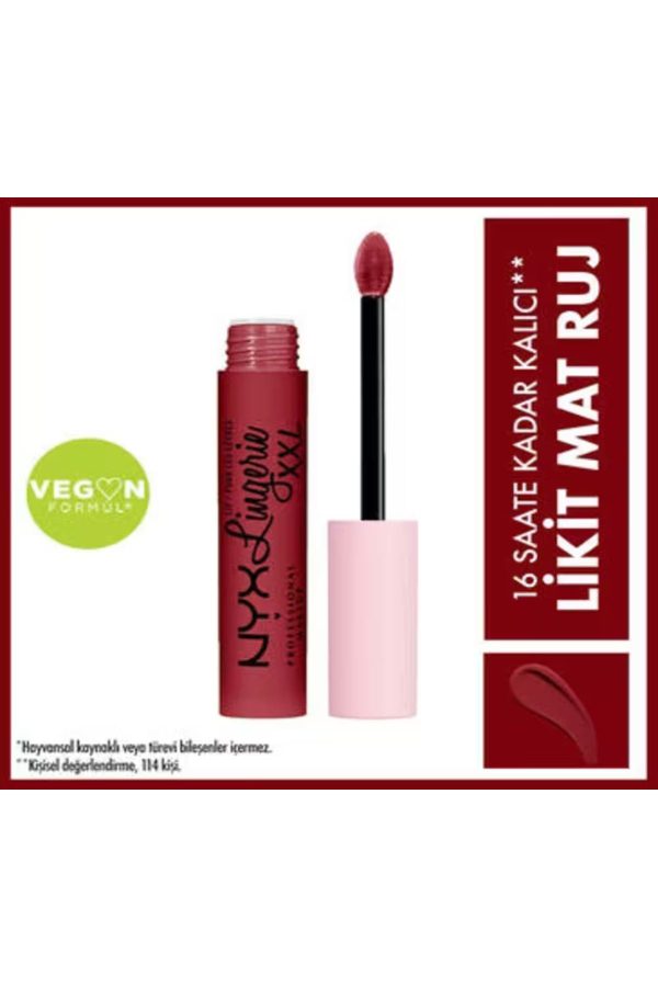 رژ لب اورجینال برند Nyx مدل Lip Lingerie XXL Liquid Lipstick کد 775745435 - Image 2