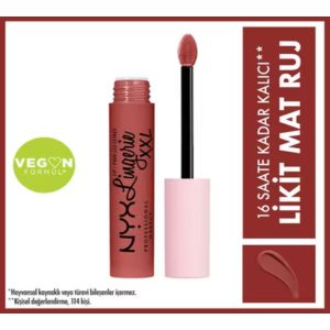 رژ لب اورجینال برند Nyx مدل Lip Lingerie XXL Likit Ruj کد 775745695