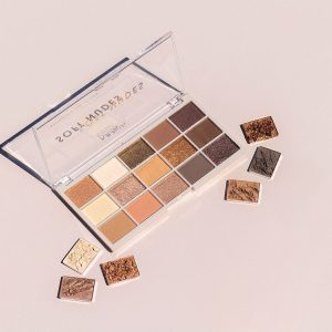 سایه چشم اورجینال برند Make up academy مدل 15-Pan Eyeshadow Palette Soft Nudes کد 460130274
