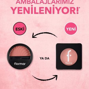 رژ گونه اورجینال برند Flormar مدل Mat Bitişli Kompakt Allık کد 121521408