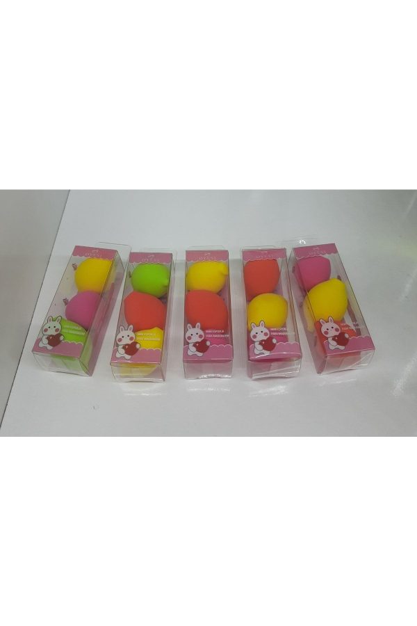 برس اورجینال برند Rbs kozmetik مدل 3 Lü Mini Makyaj Sünger کد 651228683