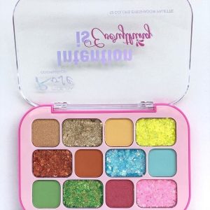 سایه چشم اورجینال برند Roesia rose cosmetics مدل Glitter Far Paleti 12’li کد 451382264