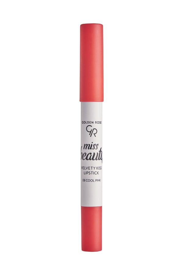رژ لب اورجینال برند Golden rose مدل Miss Beauty Velvety Kiss Lipstick کد 134493558
