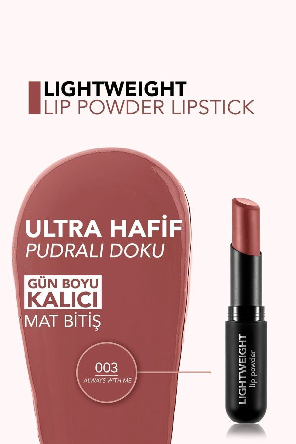 رژ لب اورجینال برند Flormar مدل Ultra Hafif Mat Ruj کد 757965983 - Image 4