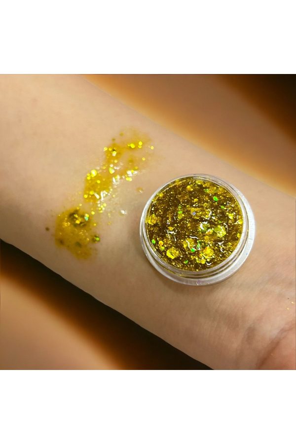سایه چشم اورجینال برند Zeynabeauty مدل Glitter Far Jel Far Gold کد 753415970