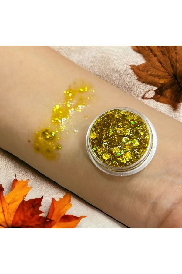 سایه چشم اورجینال برند Zeynabeauty مدل Glitter Far Jel Far Gold کد 753415970 - Image 2