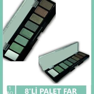 سایه چشم اورجینال برند Lisabella مدل 8’li Yeşil Göz Far Paleti کد 247596681