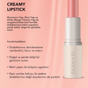 رژ لب اورجینال برند Farmasi مدل Creamy Lipstick 09 کد 786884741
