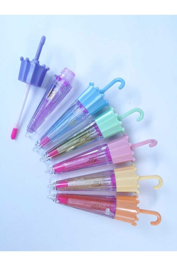 برق لب اورجینال برند Roesia rose cosmetics مدل 6'lı Şemsiye Model کد 740358979 - Image 2