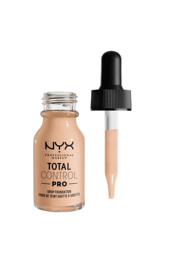 کرم فاندیشن اورجینال برند Nyx professional makeup مدل Total Control Pro Drop Foundation کد 87362656 - Image 2