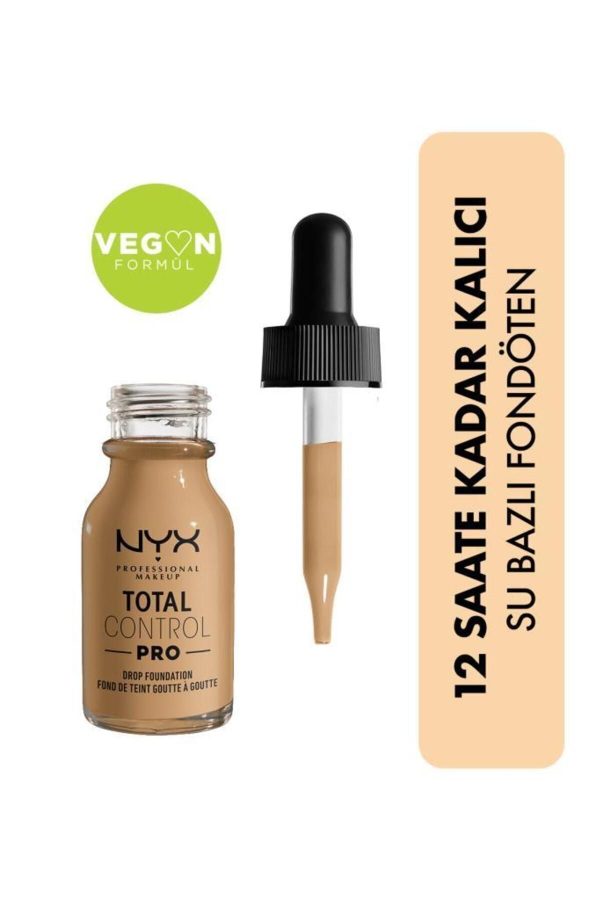 کرم فاندیشن اورجینال برند Nyx professional makeup مدل Total Control Pro Drop Foundation کد 87074416