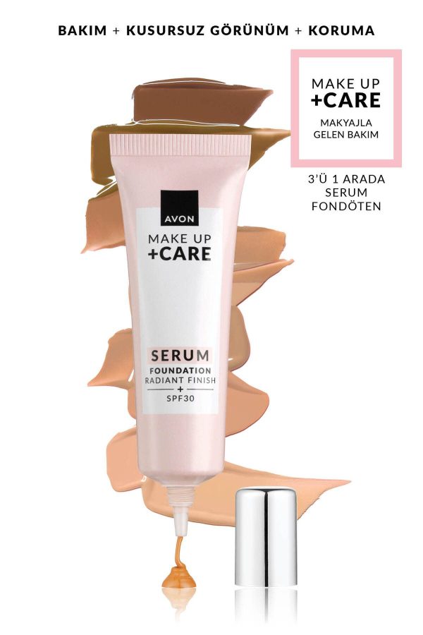 کرم فاندیشن اورجینال برند Avon مدل 3’ü 1 Arada Serum Fondöten کد 802141900