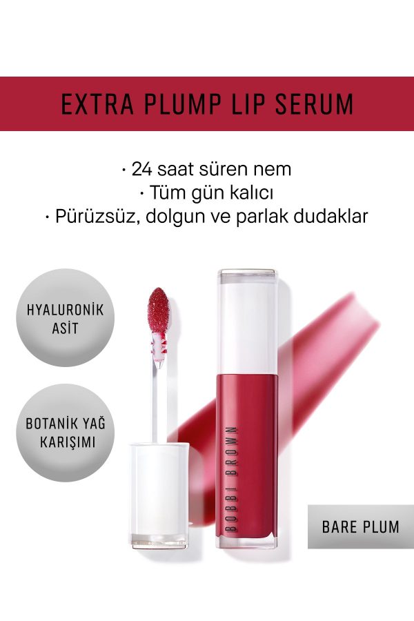برق لب اورجینال برند Bobbi brown مدل Extra Plump Dolgunlaştırıcı Dudak Serumu کد 826352164