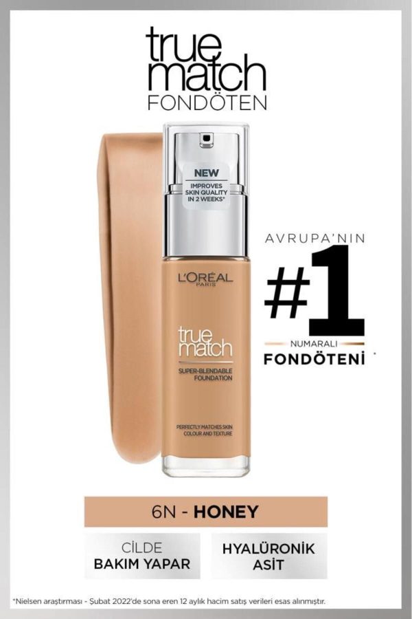 کرم فاندیشن اورجینال برند L oreal paris مدل True Match Bakım Yapan Fondöten کد 1262440