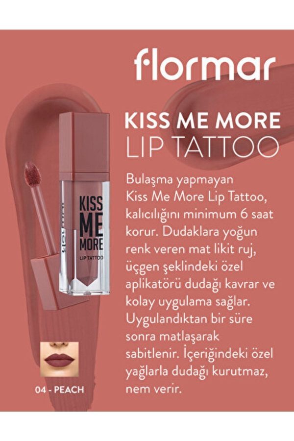 رژ لب اورجینال برند Flormar کد 6647074 - Image 2
