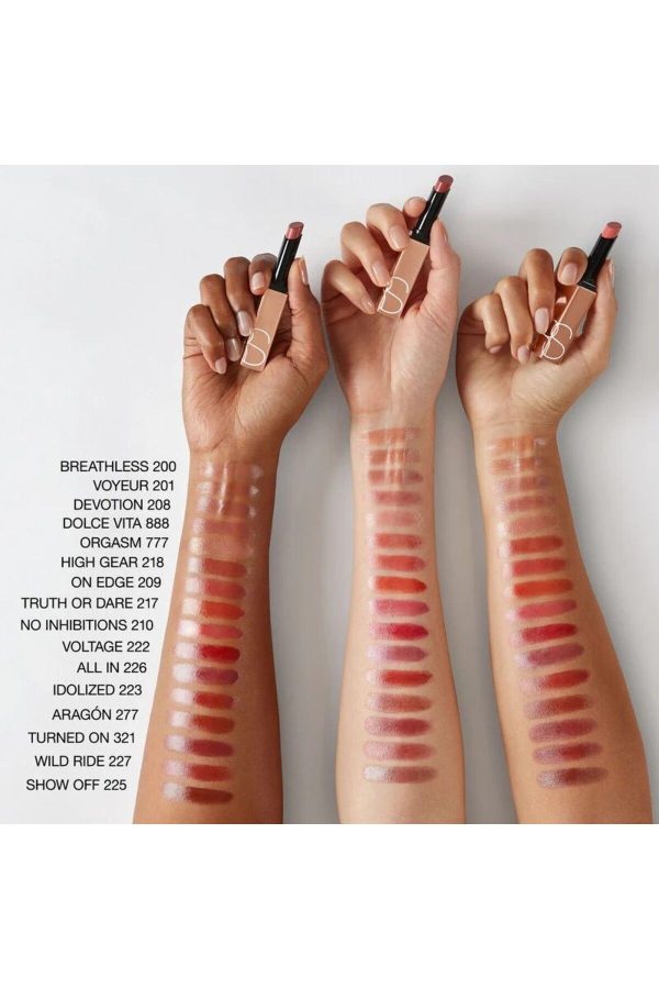 رژ لب اورجینال برند Nars مدل AFTERGLOW SENSUAL SHINE LIPSTICK کد 802582402 - Image 3