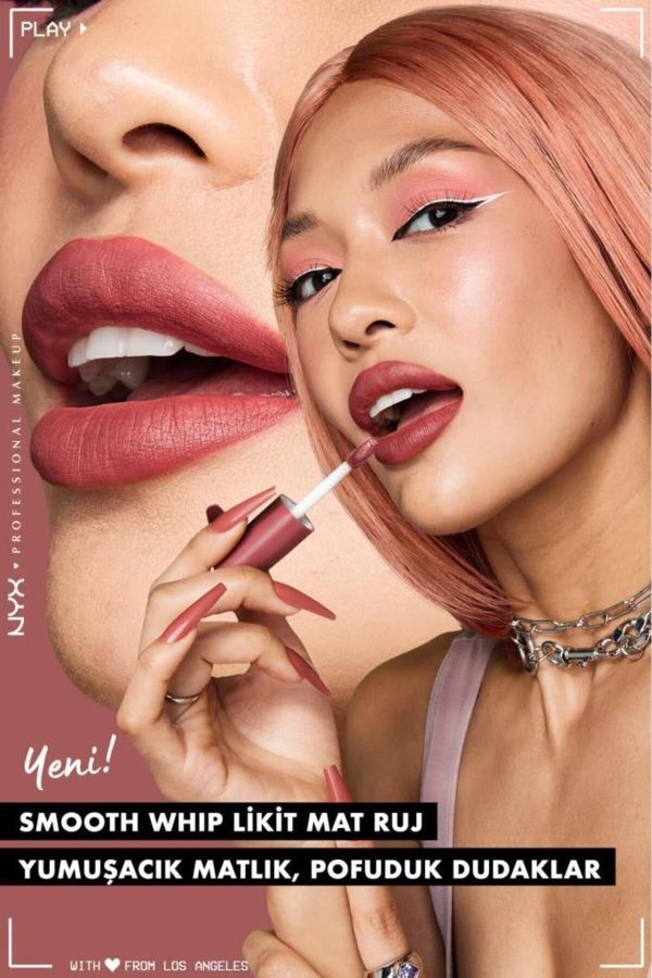 رژ لب اورجینال برند Nyx professional makeup کد 658327304 - Image 2