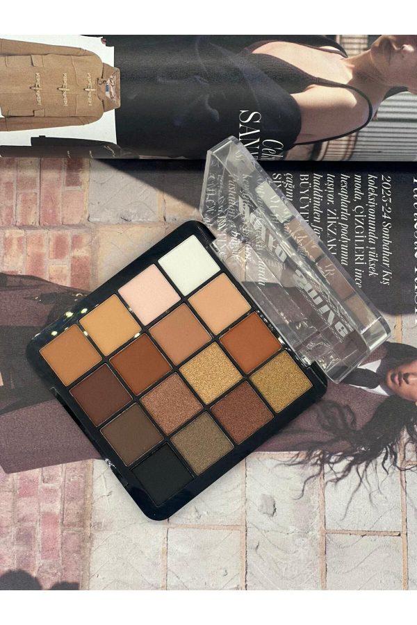 سایه چشم اورجینال برند Gulflower مدل 16-pan eyeshadow palette کد 825268477
