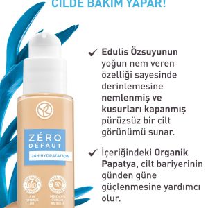 کرم فاندیشن اورجینال برند Yves rocher مدل Kusursuz Ten Fondöten کد 808072619