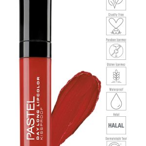 رژ لب اورجینال برند Pastel مدل Daylong Lipcolor Kissproof کد 372065464