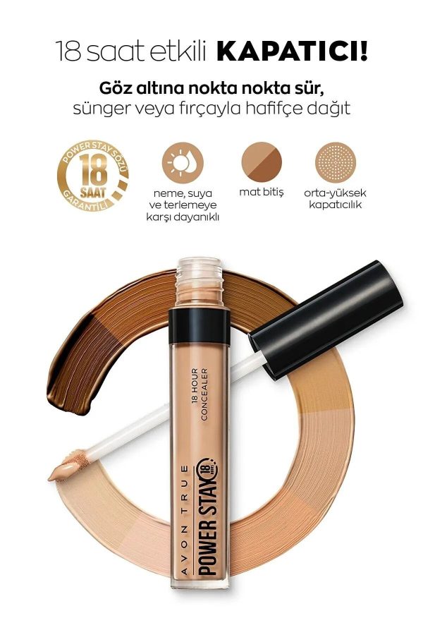 کانسیلر اورجینال برند Avon مدل Power Stay Kapatıcı کد 832450310 - Image 3