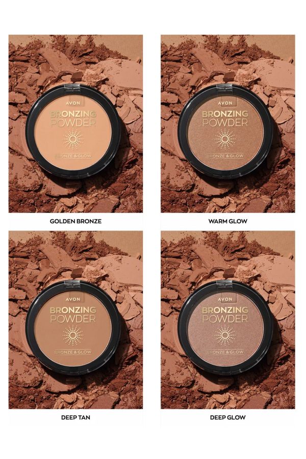 کرم پودر اورجینال برند Avon مدل Bronze & Glow Warm Glow کد 832341289 - Image 4