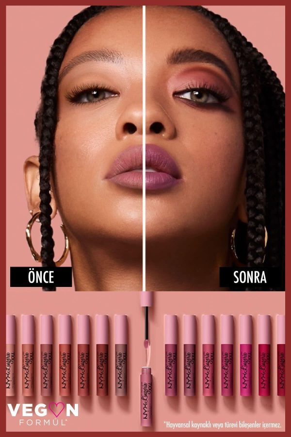 رژ لب اورجینال برند Nyx professional makeup کد 266407146 - Image 4