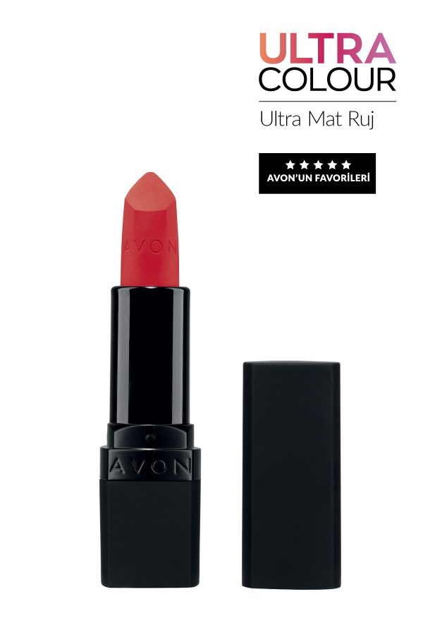 رژ لب اورجینال برند Avon مدل Ultra Mat Ruj Au Naturale کد 822106407
