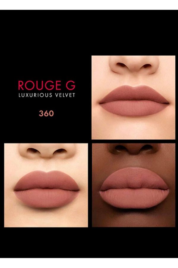 رژ لب اورجینال برند Guerlain مدل Rouge G Luxurious Velvet Metal کد 812605067 - Image 2