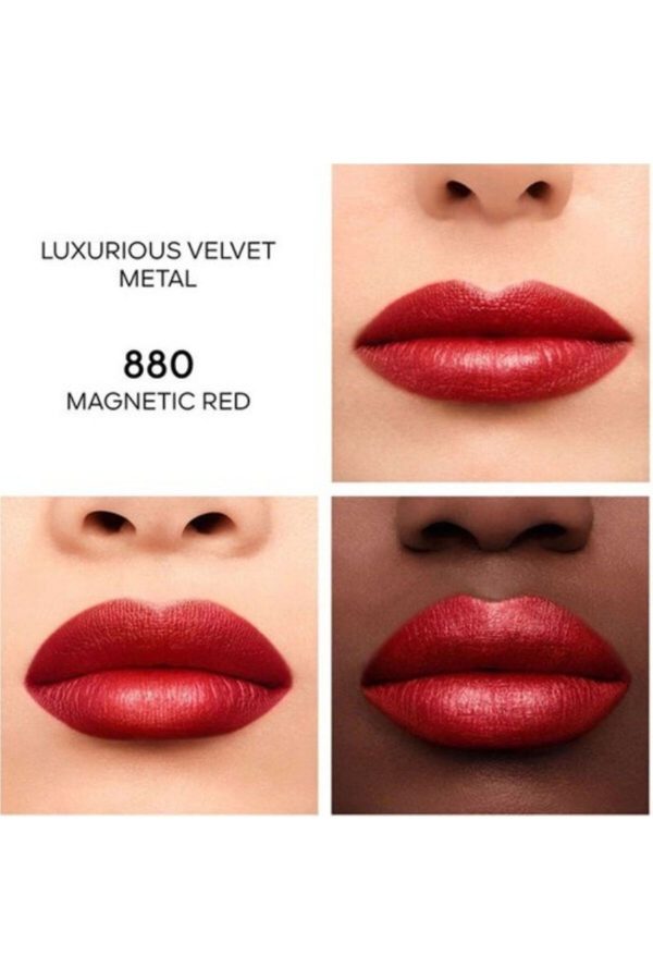 رژ لب اورجینال برند Guerlain مدل Rouge G Luxurious Velvet Metal کد 812604954 - Image 3