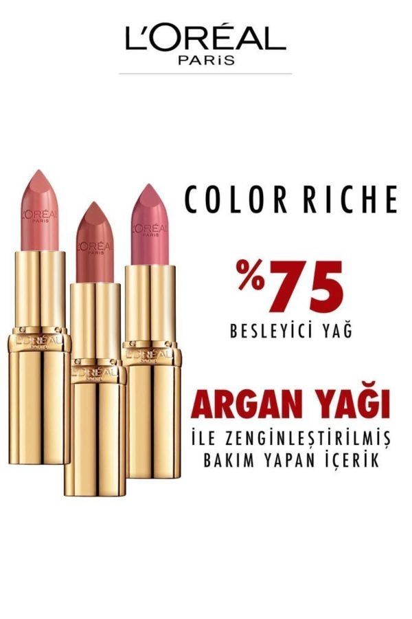 رژ لب اورجینال برند L oreal paris مدل 163 Orange Magique کد 84060103 - Image 4