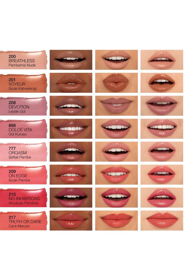 رژ لب اورجینال برند Nars مدل AFTERGLOW SENSUAL SHINE LIPSTICK کد 822358517 - Image 7