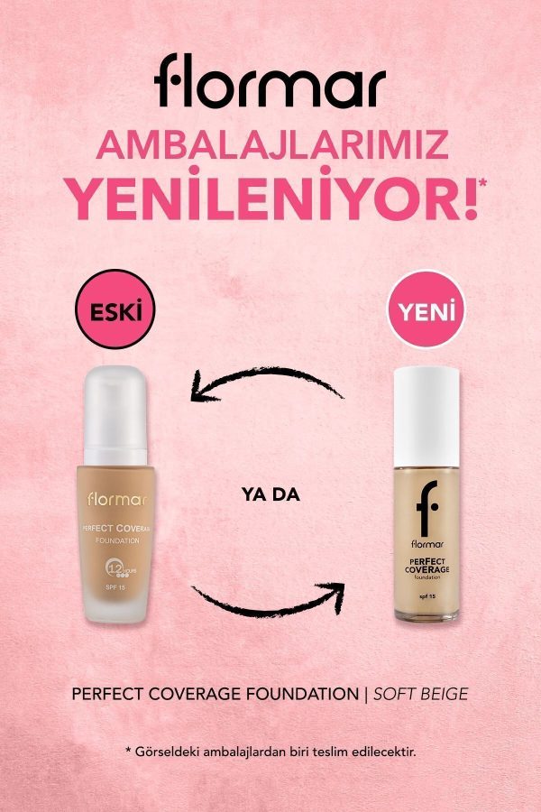 کرم فاندیشن اورجینال برند Flormar مدل Yoğun Kapatıcı Su Bazlı Fondöten کد 1266779 - Image 3