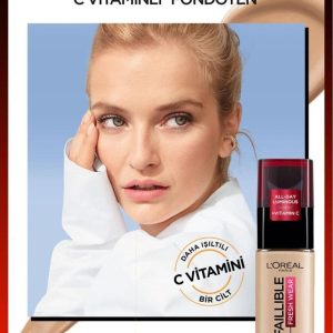 کرم فاندیشن اورجینال برند L oreal paris کد 4153311