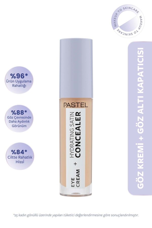 کانسیلر اورجینال برند Pastel مدل Eye Cream Hydrating Satin Concealer کد 770282978 - Image 2