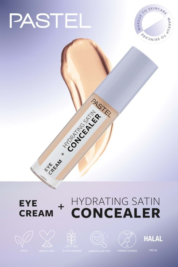 کانسیلر اورجینال برند Pastel مدل Eye Cream Hydrating Satin Concealer کد 770282978 - Image 3
