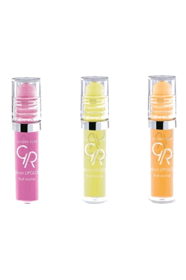 برق لب اورجینال برند Golden rose مدل Roll On Lipgloss Çilek X2 کد 330493653