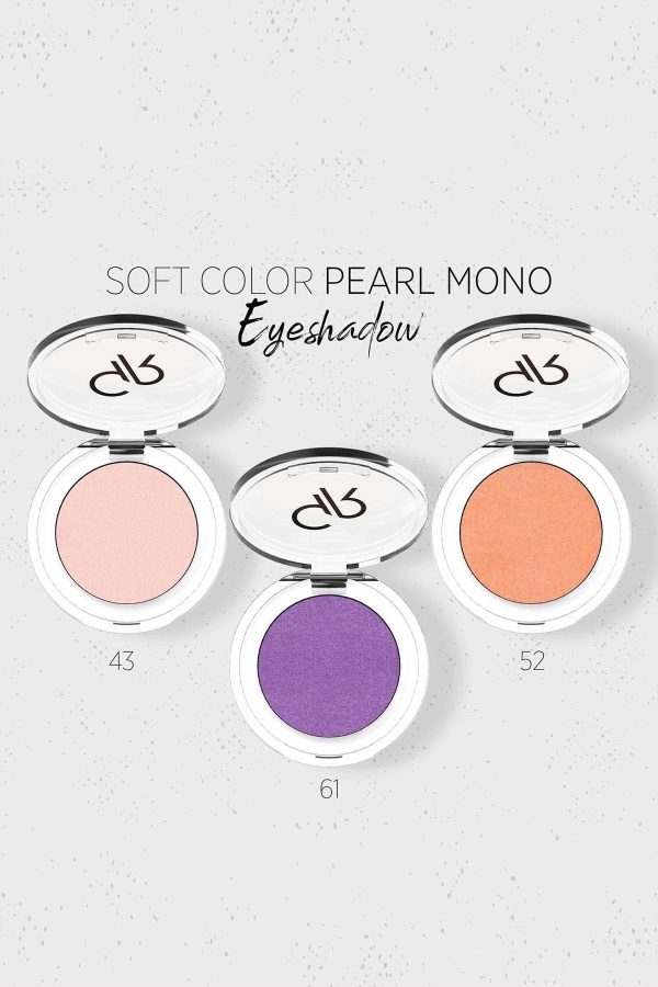 سایه چشم اورجینال برند Golden rose مدل Soft Color Pearl Mono Eyeshadow کد 4661302 - Image 2