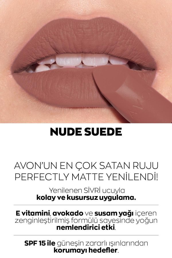 رژ لب اورجینال برند Avon مدل Ultra Mat Ruj Paketi کد 796966292 - Image 4